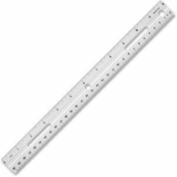 Business Source Ruler, Plastic, 12 Inch, We BSN32365